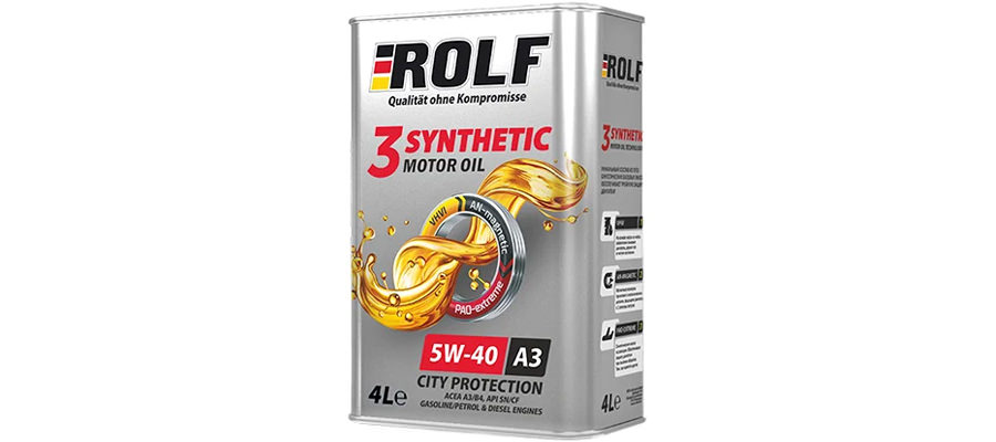 Обзор масла ROLF GT 5W-40 SN
